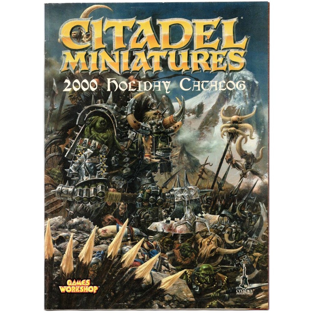 Games Workshop Citadel Miniatures 2000 Holiday Catalog Collectible Magazine 30pg